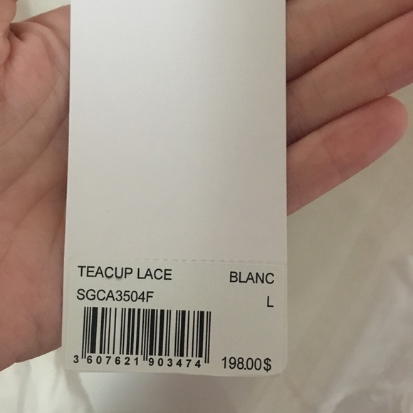 Zadig & Voltaire Teacup Tank w/ Lace Trim - Picture 6 of 8